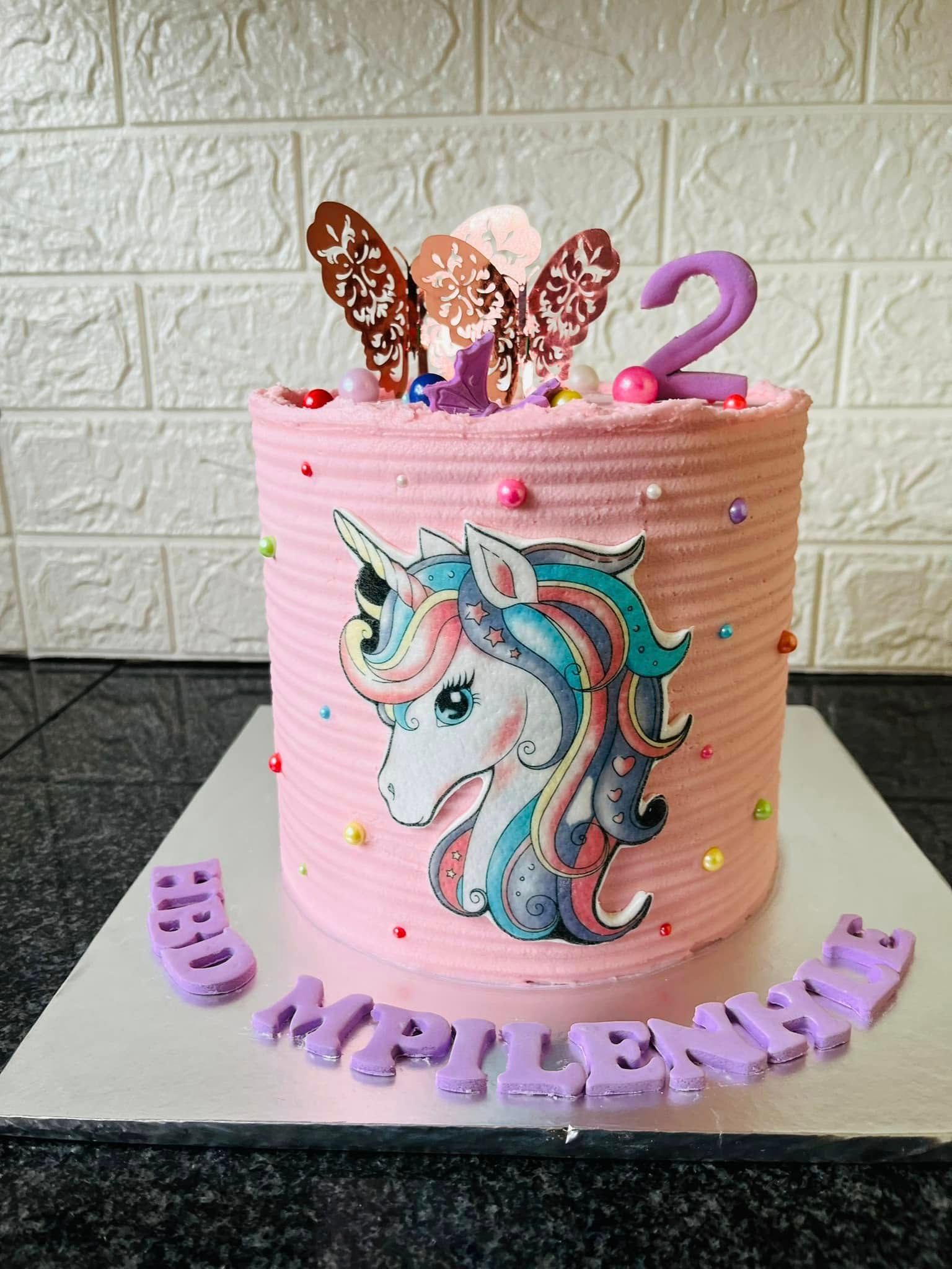 Pastel Unicorn & Sprinkle Pearls — a custom bake by Fikiz Bakery